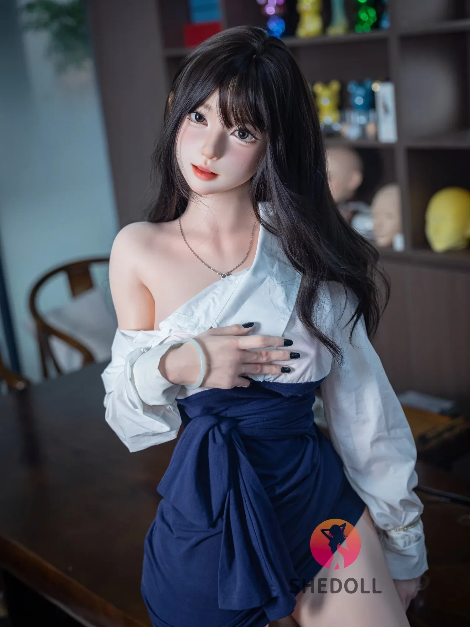 F6169—168cm\/5ft5-47kg D Cup Asian Sex Doll Porn Star ROS Silicone Sex Doll | SHEDOLL view 2